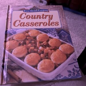 Easy Home Cooking Country Casseroles Cookbook EUC 1997 Vintage
